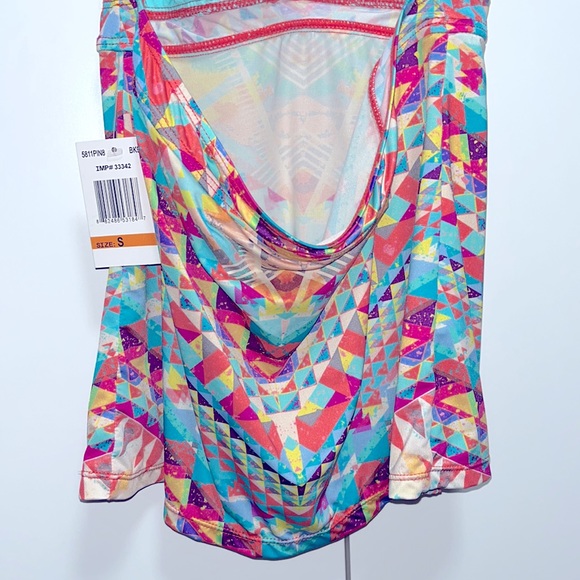 Bar III Aztec Geo Print Halter Top | Skylar Sexy Colorful Boho Blouse Top Small - Picture 10 of 14